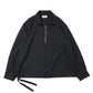 HALF ZIP SERVICE SHIRT JACKET ORGANIC WOOL VIYELLA