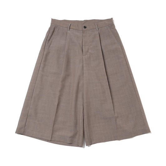 TUCK WIDE SHORTS C