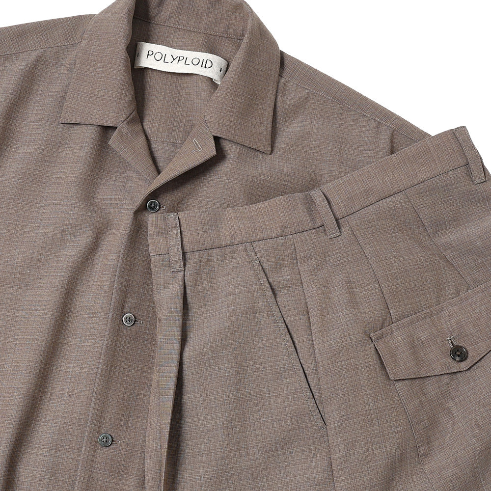 POLYPLOID (ポリプロイド) OPEN COLLAR SHIRT C C-5-004-032 (C-5-004