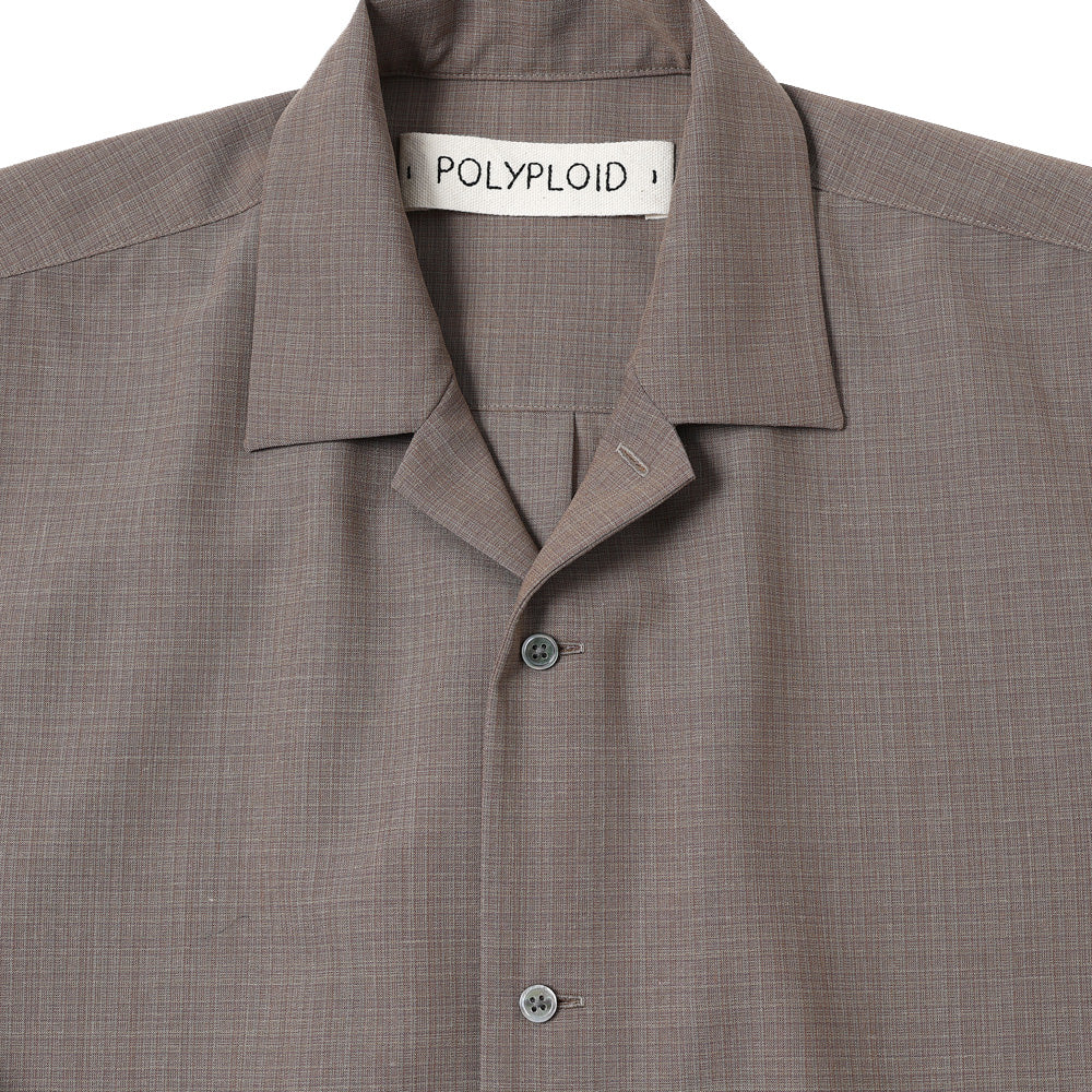 POLYPLOID (ポリプロイド) OPEN COLLAR SHIRT C C-5-004-032 (C-5-004