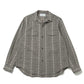 DOBBY OPEN COLLAR SHIRT