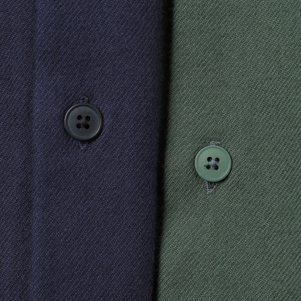 ボタンシャツ ワイド