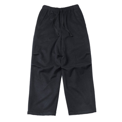KNEE TUCK PANTS WOOL SILK BEAVER