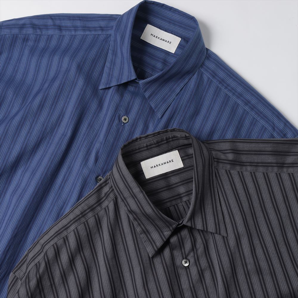 COMFORT FIT SHIRT ORGANIC COTTON LOAN STRIPE