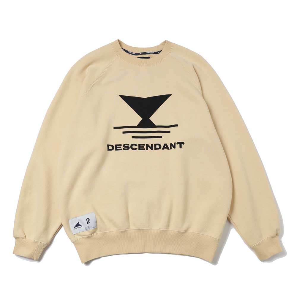 DESCENDANT (ディセンダント) FLUKE UP CREW NECK 261ATDS-CSM02
