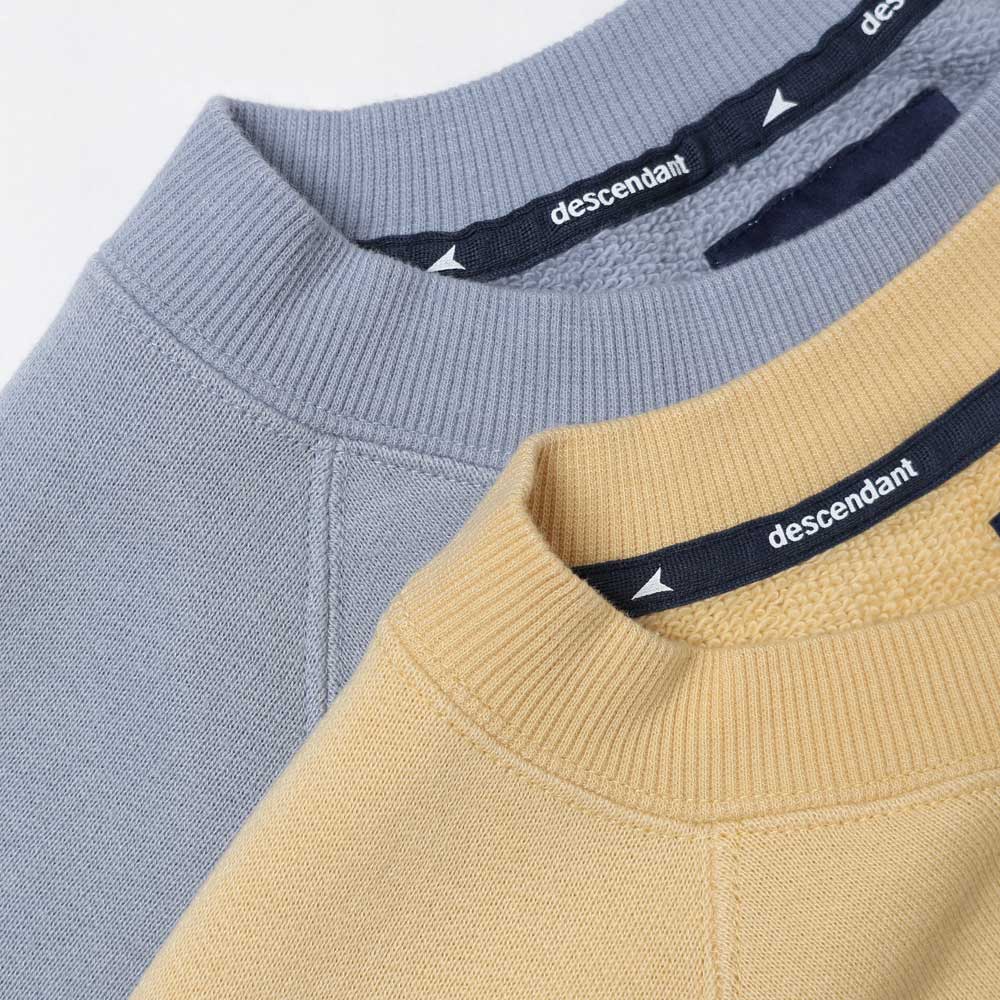 DESCENDANT (ディセンダント) FLUKE UP CREW NECK 261ATDS-CSM02