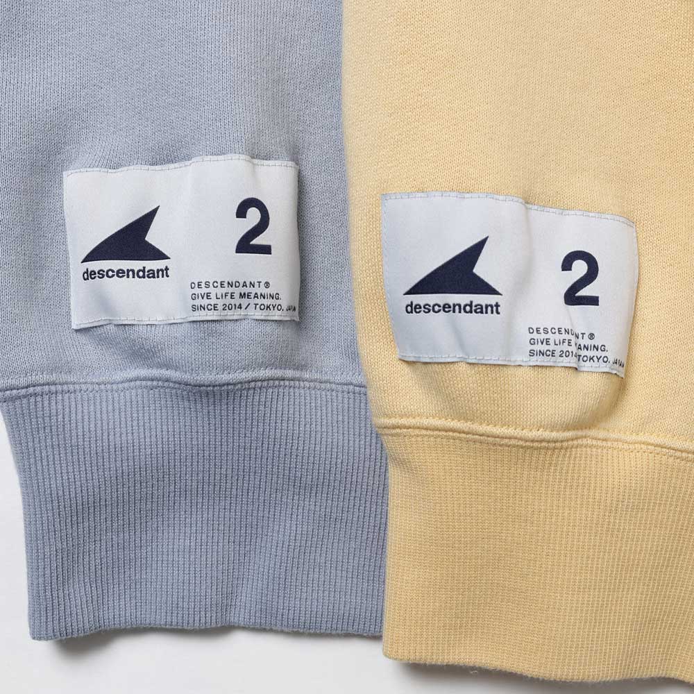 DESCENDANT (ディセンダント) FLUKE UP CREW NECK 261ATDS-CSM02