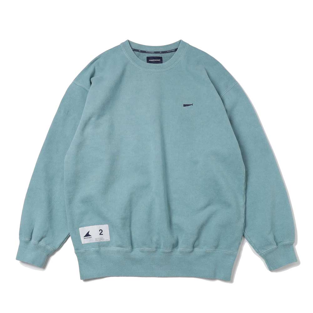 DESCENDANT (ディセンダント) PE CREW NECK PIGMENT DYE 261ATDS-CSM03