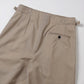TWO TUCK MILITARY TROUSERS WOOL TROPICAL MELANGE