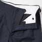 TWO TUCK MILITARY TROUSERS WOOL TROPICAL MELANGE