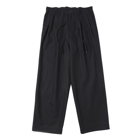DOUBLE PLEATED EASY TROUSERS ORGANIC COTTON SURVIVAL CLOTH