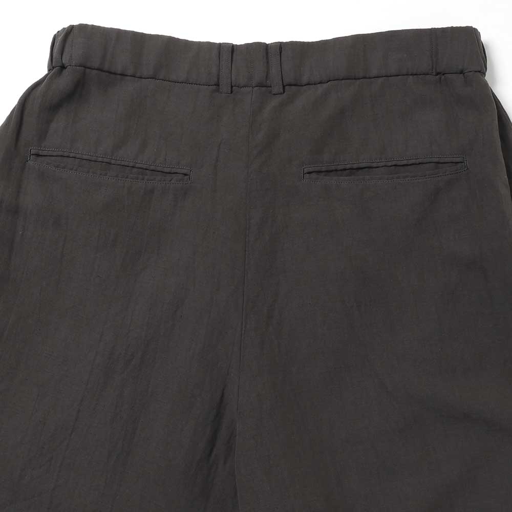 COTTON LINEN VOILE LOOSE FIT SHORTS