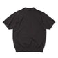 COTTON WASHI KNIT HALF SLEEVE POLO SWEATER
