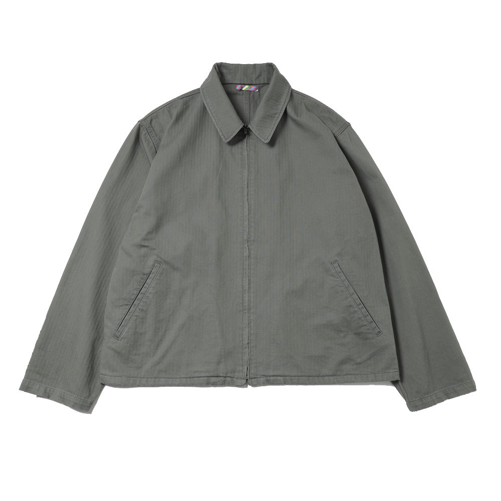Herringbone Zip Jacket
