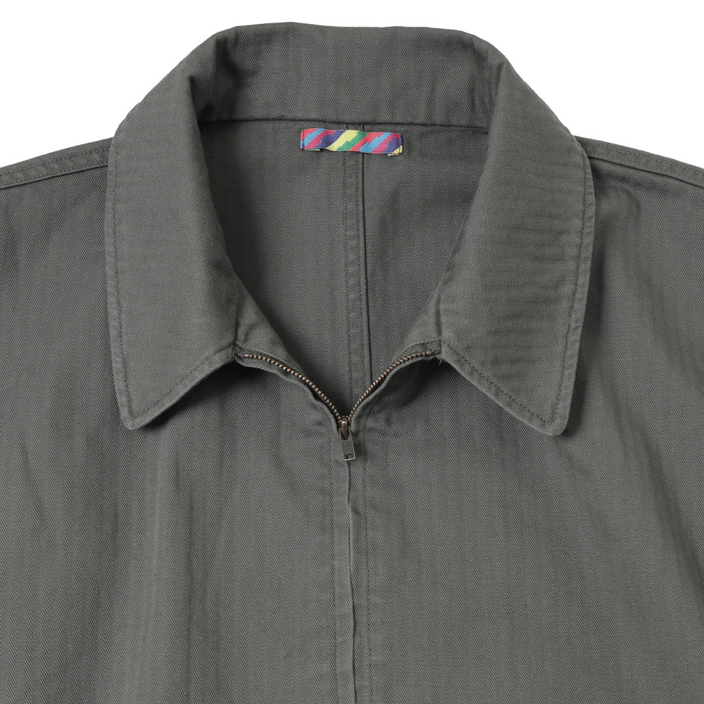 Herringbone Zip Jacket