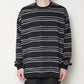 SUPER BIG LS TEE(MULTI STRIPE)