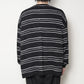 SUPER BIG LS TEE(MULTI STRIPE)
