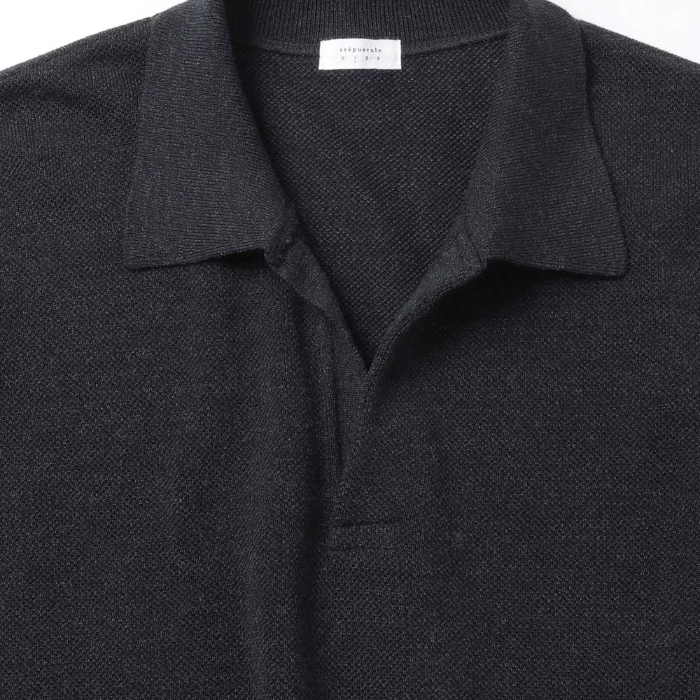 crepuscule × the Sakaki MOSS STITCH knit crepuscule Co/Wo Moss Stitch Skipper (2603-002) | crepuscule