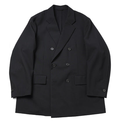 DOUBLE BREASTED COMFORT JACKET ORGANIC WOOL SURVIVAL CLOTH