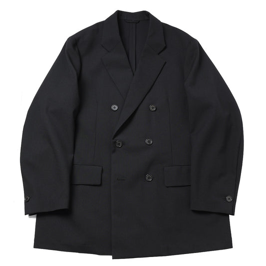 DOUBLE BREASTED COMFORT JACKET ORGANIC WOOL SURVIVAL CLOTH