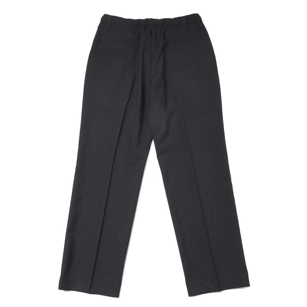FLAT TAPERED EASY TROUSERS ORGANIC WOOL 2/80 TROPICAL
