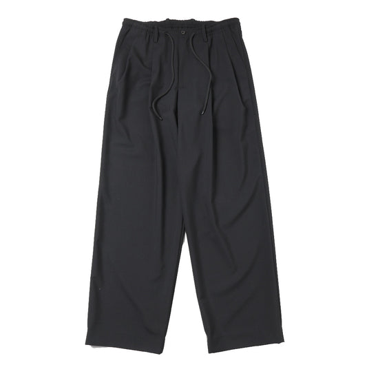 DOUBLE PLEATED EASY TROUSERS ORGANIC WOOL 2/80 TROPICAL