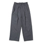DOUBLE PLEATED EASY TROUSERS ORGANIC WOOL 2/80 TROPICAL
