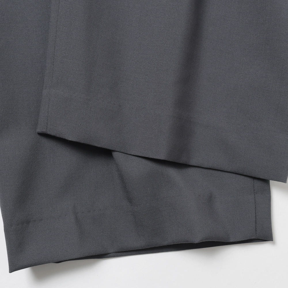 DOUBLE PLEATED EASY TROUSERS ORGANIC WOOL 2/80 TROPICAL