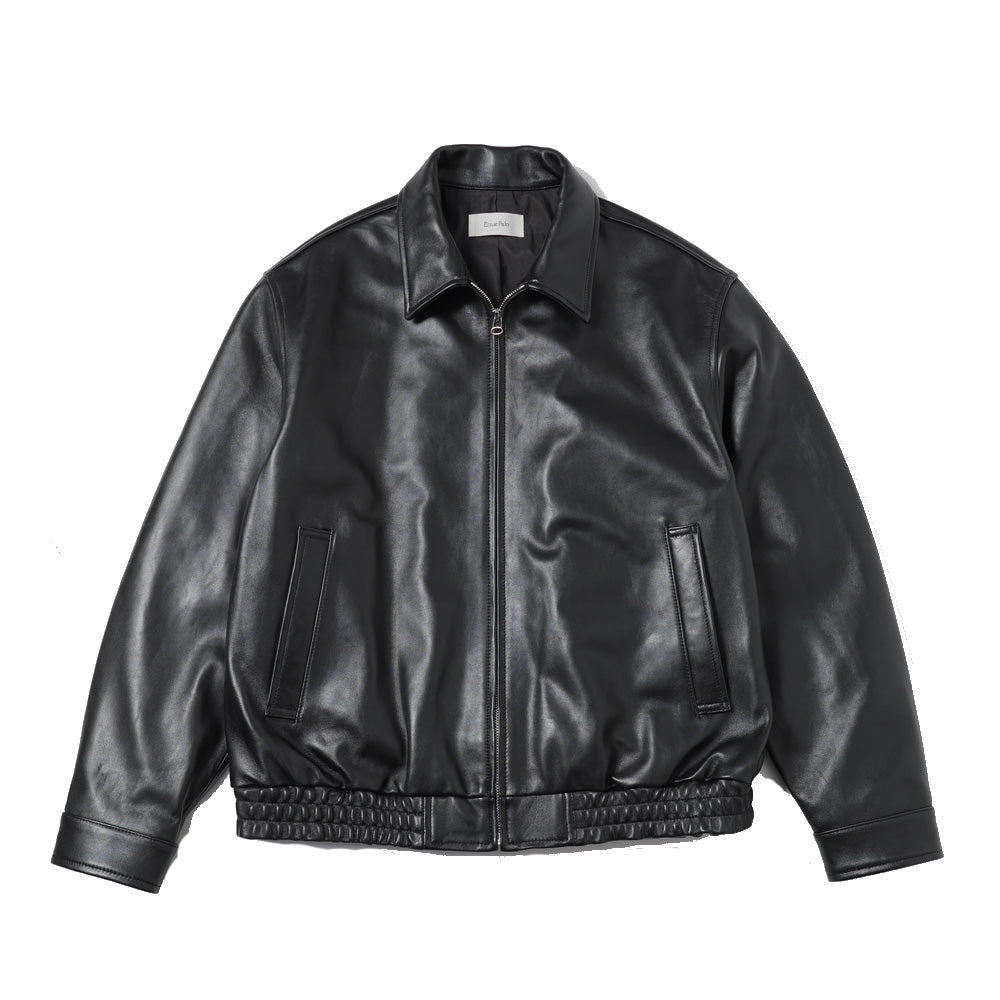 Leather Zip Blouson