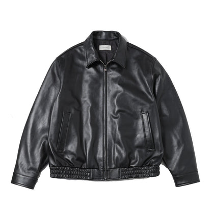 Leather Zip Blouson