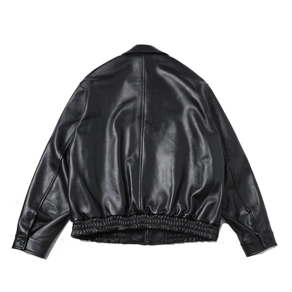 Leather Zip Blouson