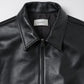 Leather Zip Blouson