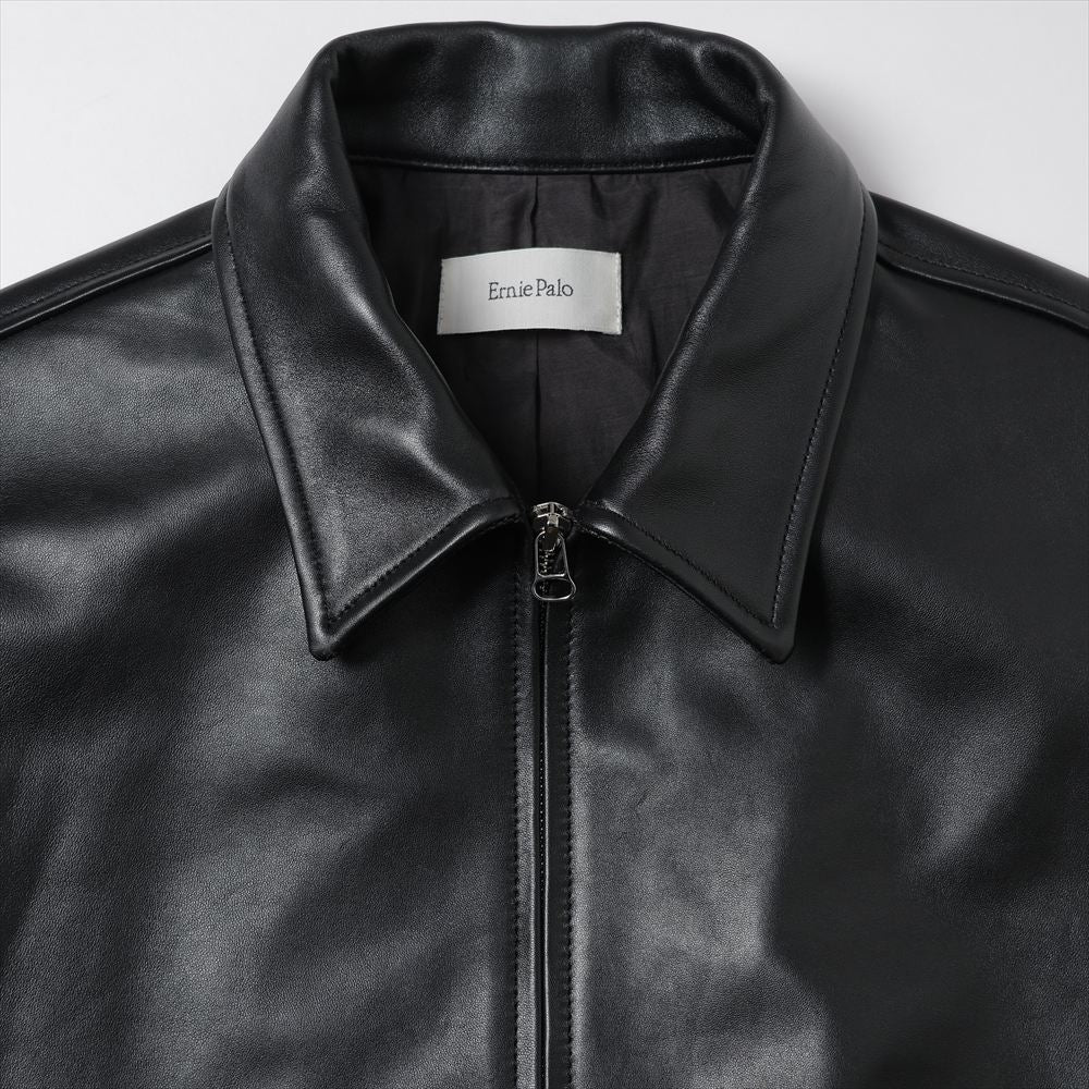 Leather Zip Blouson