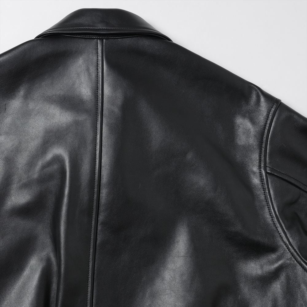 Leather Zip Blouson