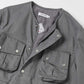 RIDER JACKET COTTON DRILL PIGMENT DYE WITH WINDSTOPPER