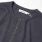 DWELLER L/S HENRY NECK TEE COTTON JERSEY