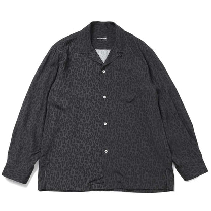 Shawn レオパード L/S レーヨンシャツ