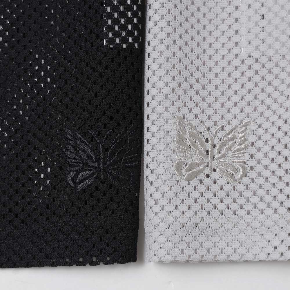 V-Neck Cardigan - Geometric Raschel Lace