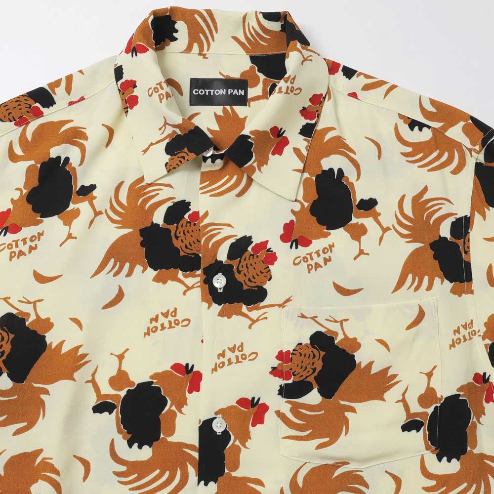 ROOSTER L/S レーヨンシャツ Shawn