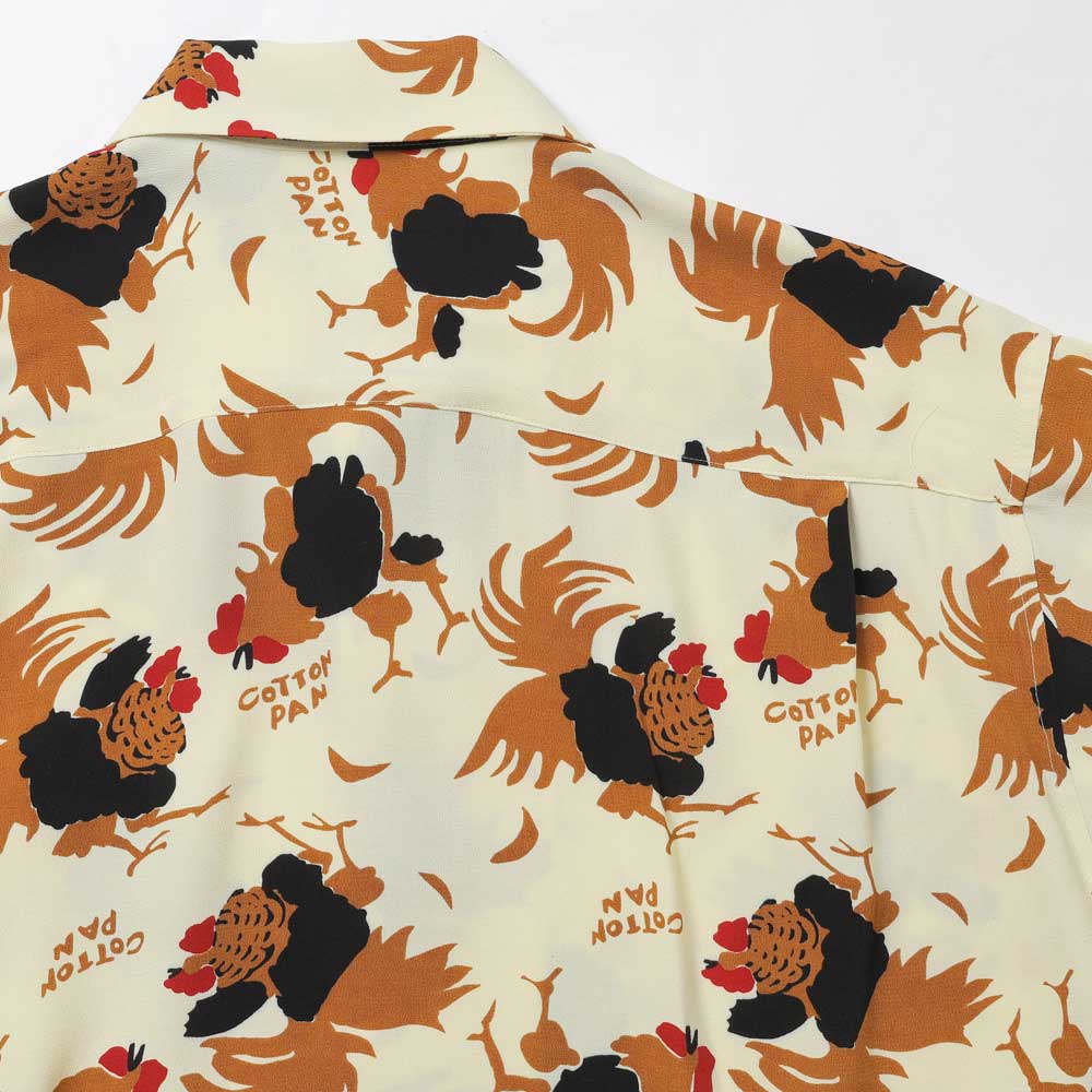 ROOSTER L/S レーヨンシャツ Shawn