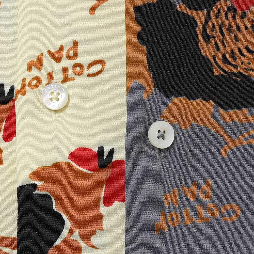 ROOSTER L/S レーヨンシャツ Shawn