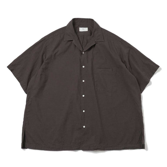 Lawn Check Open Collar Shirts