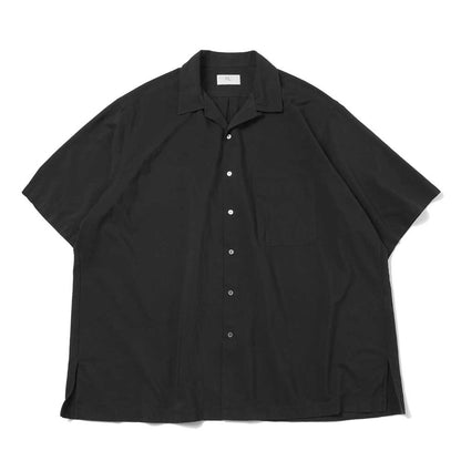 Silk Cotton Nep Open Collar Shirts