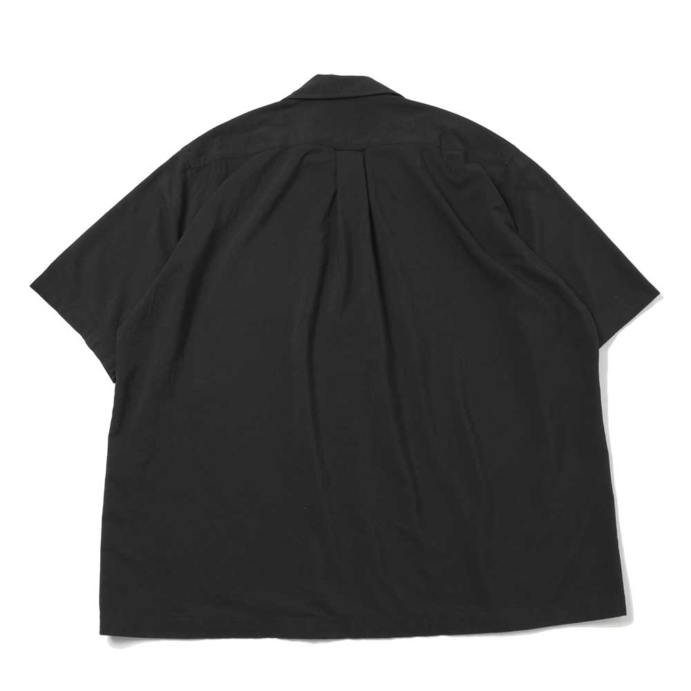 Silk Cotton Nep Open Collar Shirts