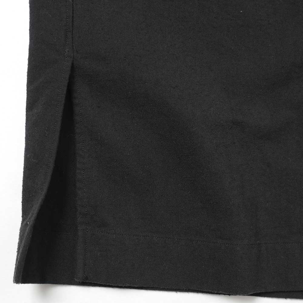 Silk Cotton Nep Open Collar Shirts