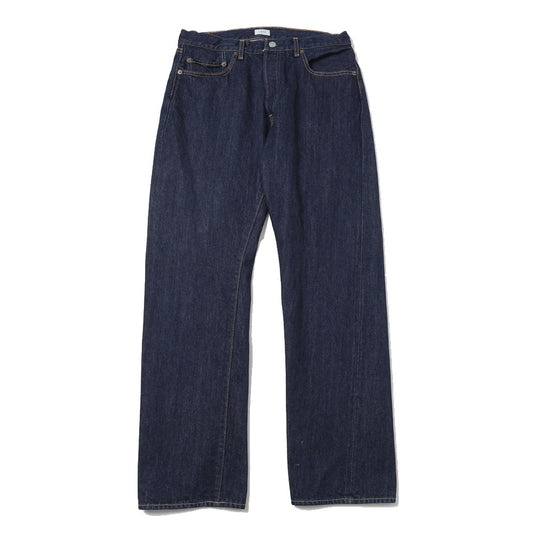 Straight 5 Pocket Pants (Real Indigo)