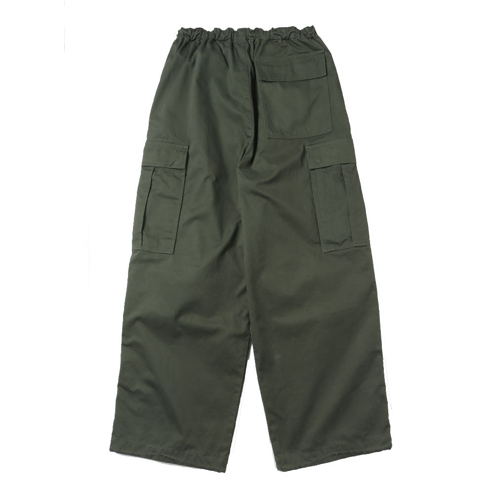 OVER PANTS ORGANIC COTTON SATIN BRUSHED