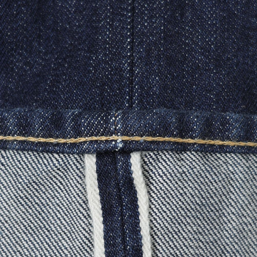 Straight 5 Pocket Pants (Real Indigo)