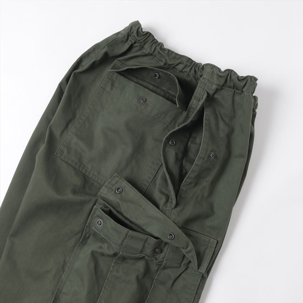 OVER PANTS ORGANIC COTTON SATIN BRUSHED