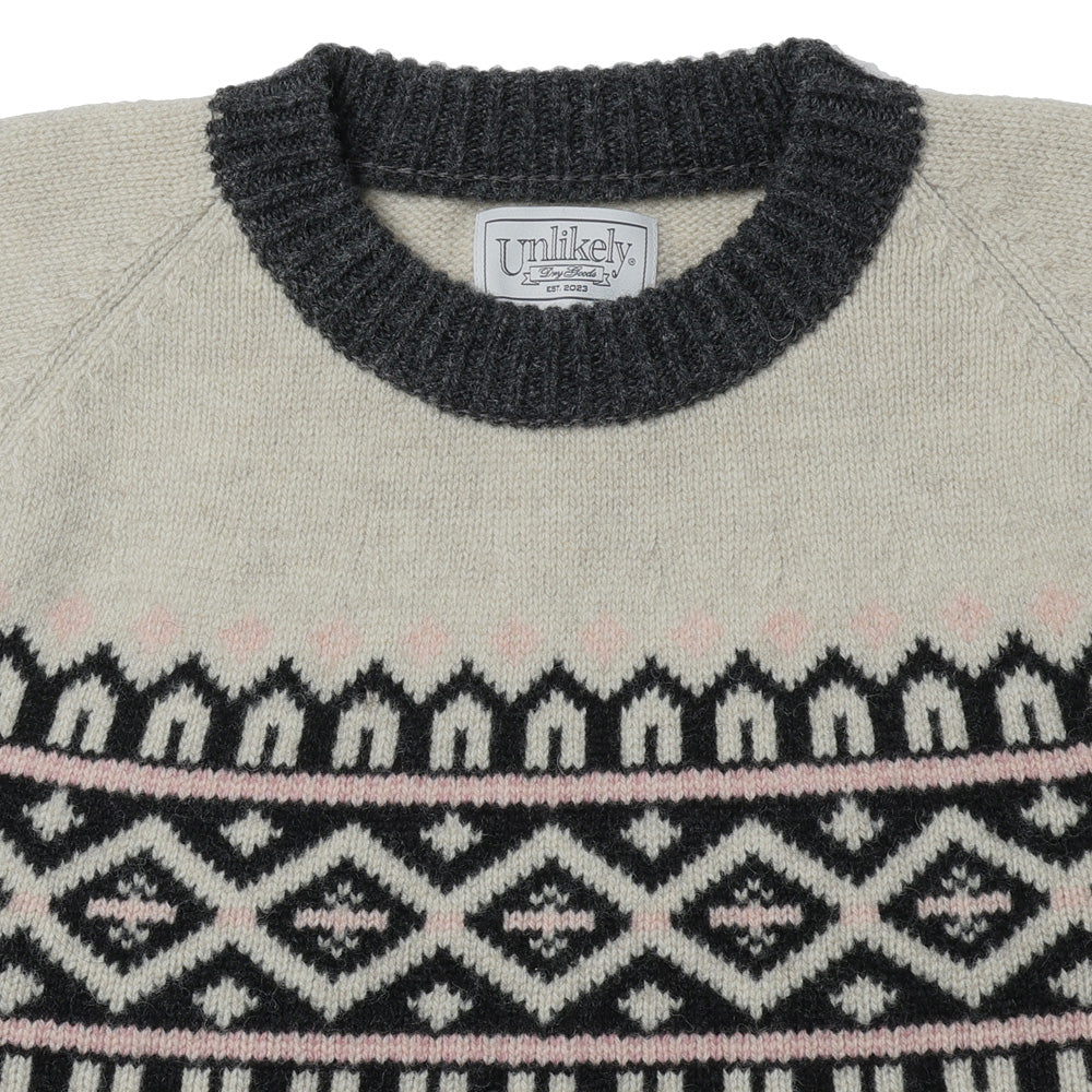 Unlikely Fair Isle Snowflake 10/17 front